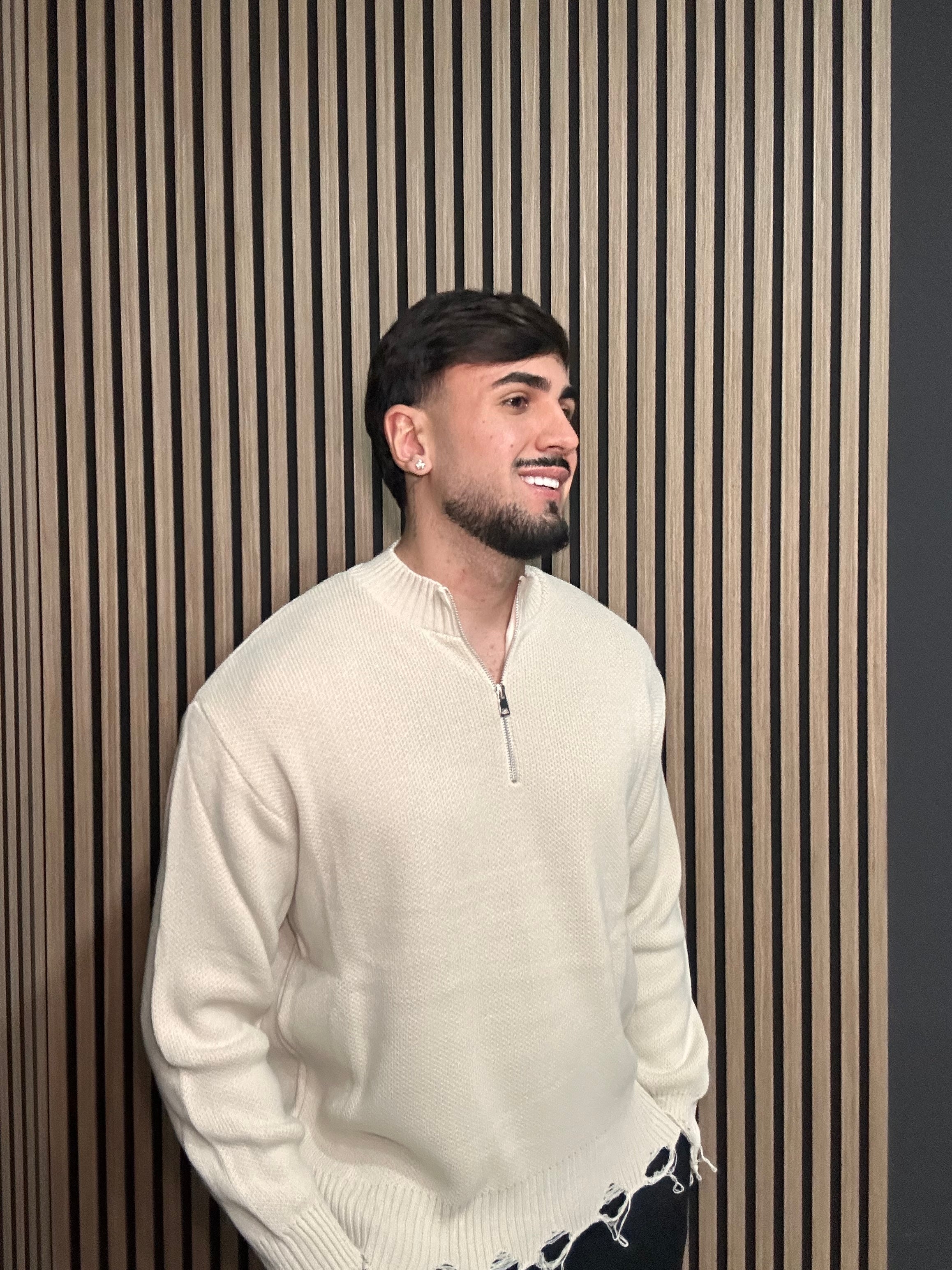 CARDIGAN ZIP STRAPPI