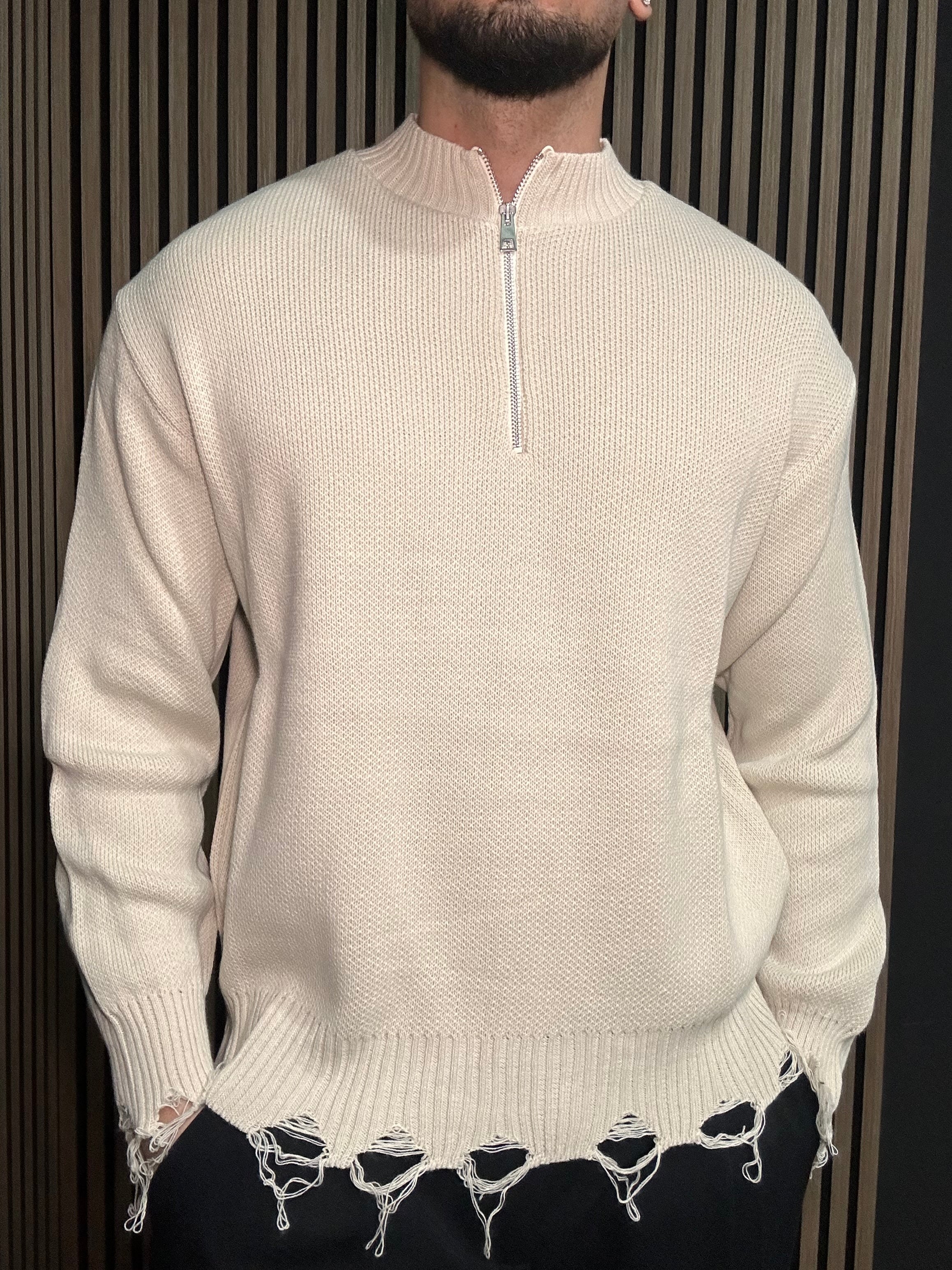 CARDIGAN ZIP STRAPPI